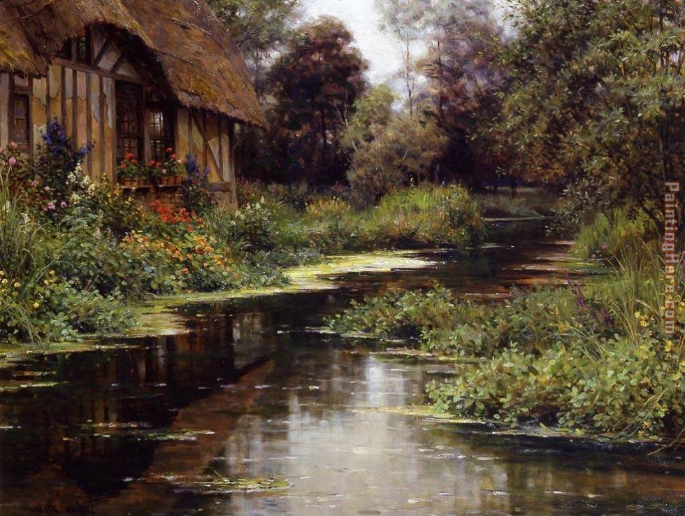 Summer Afternoon painting - Louis Aston Knight Summer Afternoon art painting